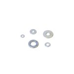 Washers, zinc plated, DIN 125: