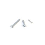 Cheese Head Slotted Screws, Zinc plated