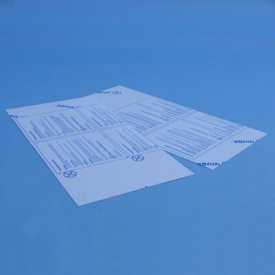 Windscreen material, two sheets 680x400x0,75