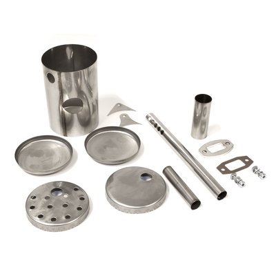 Silencer kit for HMS-Piper mounted beside the Crankcase, for ZG 45