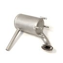 Stainless steel silencer for HydroMount.System Piper and...