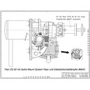 Teilesatz Edelstahlschalldämpfer für Piper Hydro-Mount-System