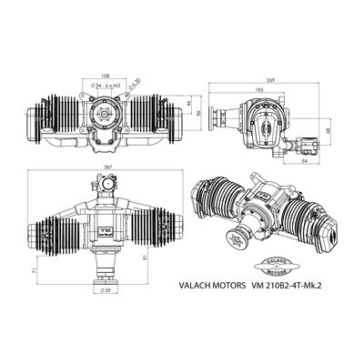 Valach Motors VM 210 B2-4T Mk.2