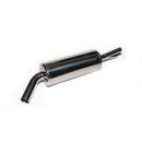 Stainless steel silencer D=80 for VM170/210 with y-intake...