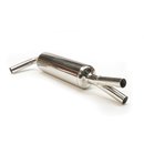 Stainless steel silencer for VM 170/210 with y-intake and...