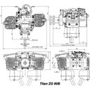 Titan ZG 80PCI-HV, Zenoah Rupper Plug Cap and...