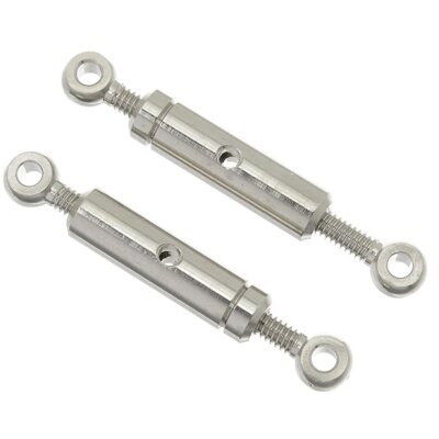 2 turnbuckles M3, 26 to 42 mm