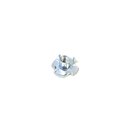 10 Blind Nuts, Steel, zinc plated M6