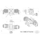 Valach Motors VM 140 B2-FS, 140ccm with brushless starter