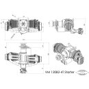 Valach Motors VM 120 B2-4T, 120 ccm mit brushless Starter