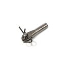 Steel Clevis M3 lefthand with bolt and splint