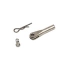 Steel Clevis M3 lefthand with bolt and splint
