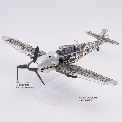 Messerschmitt Bf 109 G static model 1:16 museum scale kit