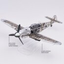 Messerschmitt Bf 109 G static model 1:16 museum scale kit