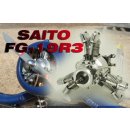 SAITO FG-19R3 Benzin Sternmotor 3-Zylinder 4T-Motor