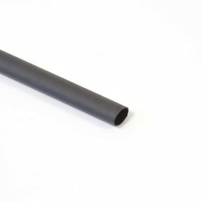 Heat shrink tube with hot melt adhessive, black 9mm 1m long