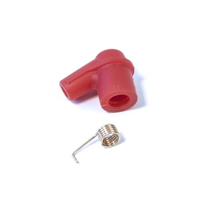 Sparkplug cap red, with spring ZG26SC, ZG26SCM and ZG231SLH